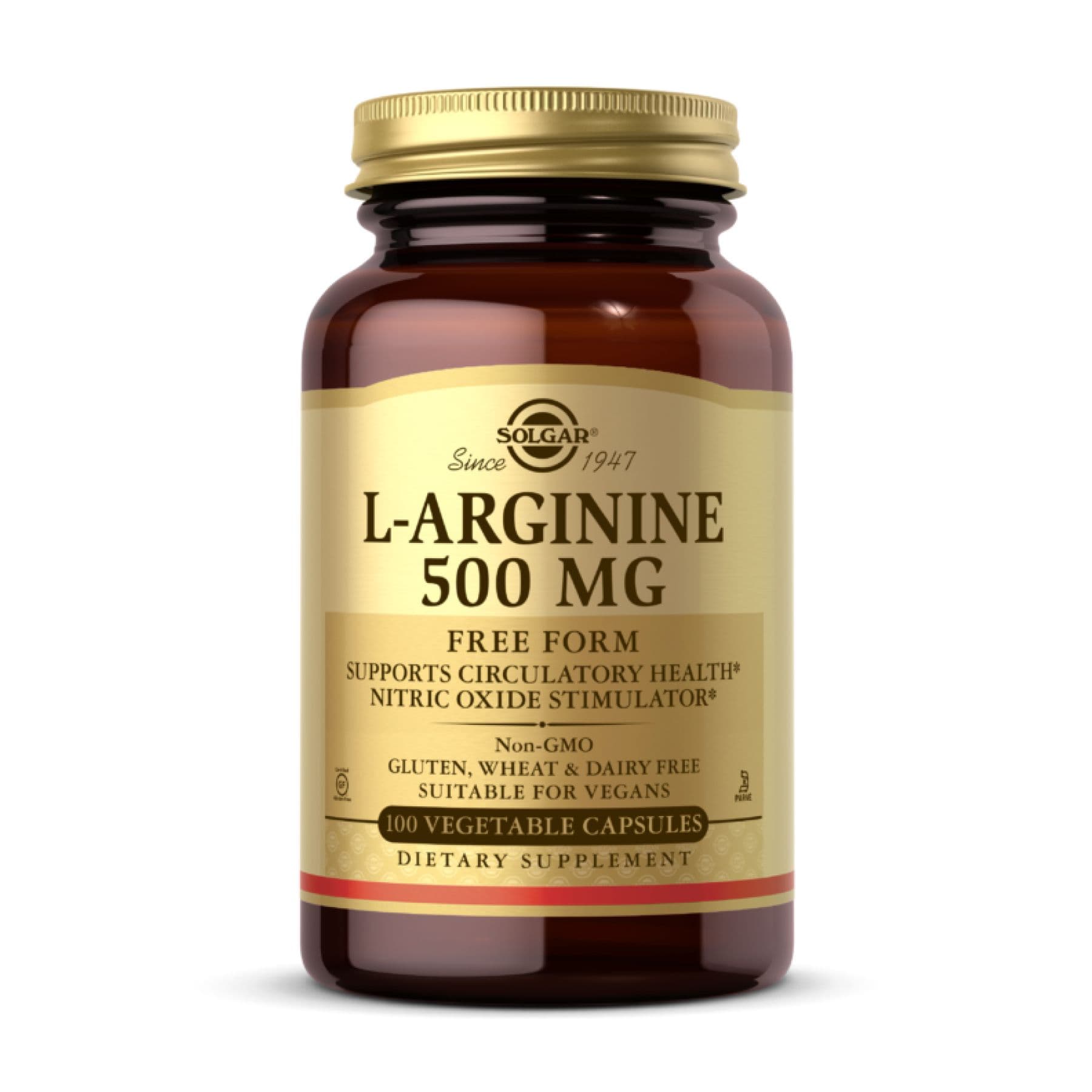 L-Arginine 500mg - 100 vcaps — фото 1