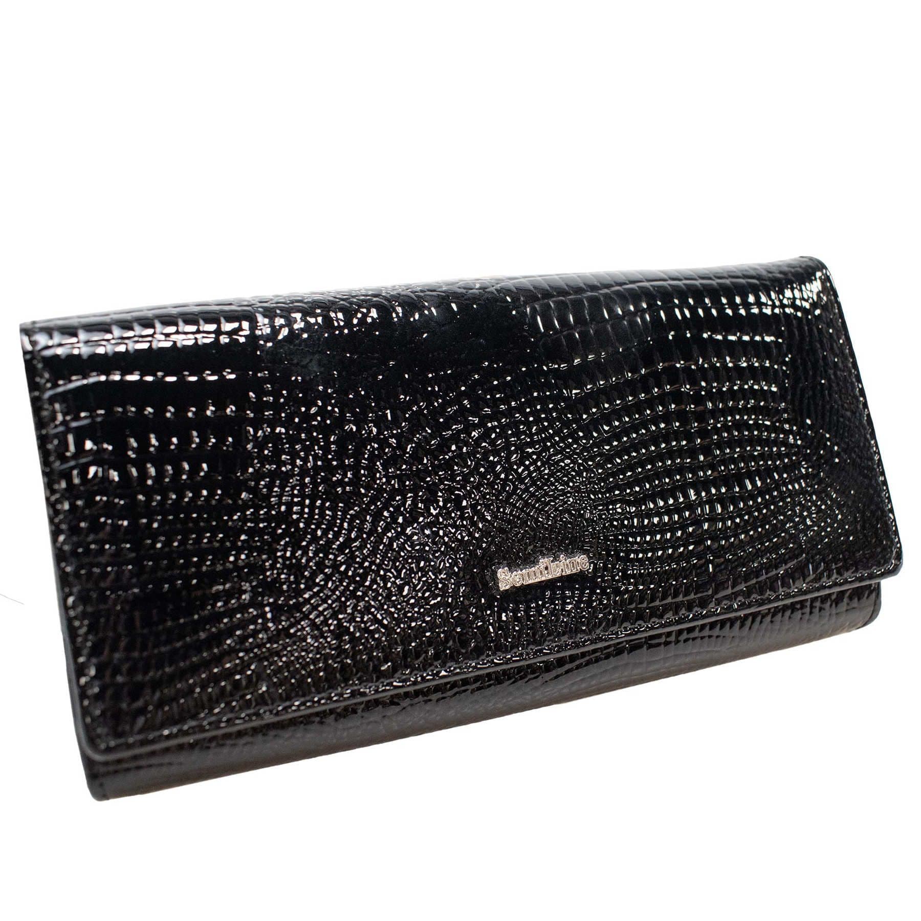 Гаманець жіночий шкіряний Semi Line RFID Black (P8228-0)