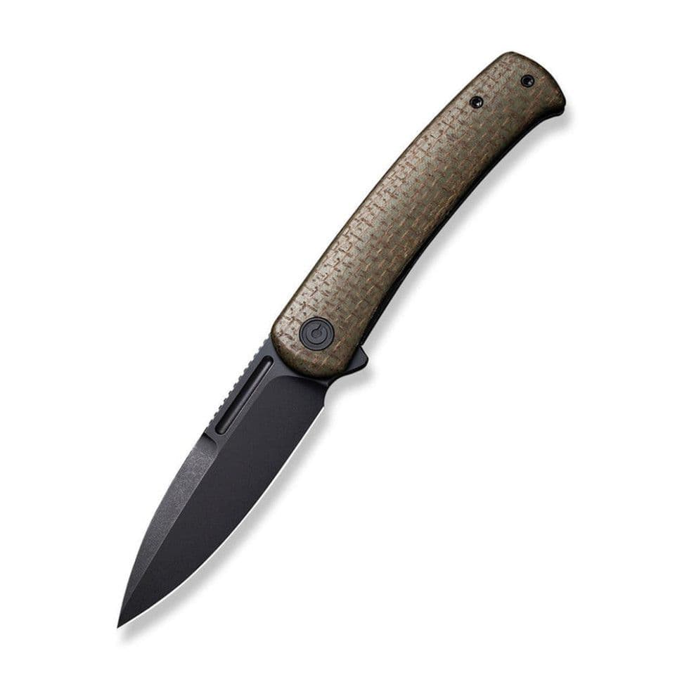 Ніж складаний туристичний Civivi Cetos, (8.8 см) 14C28N / Micarta & Stainless коричневий