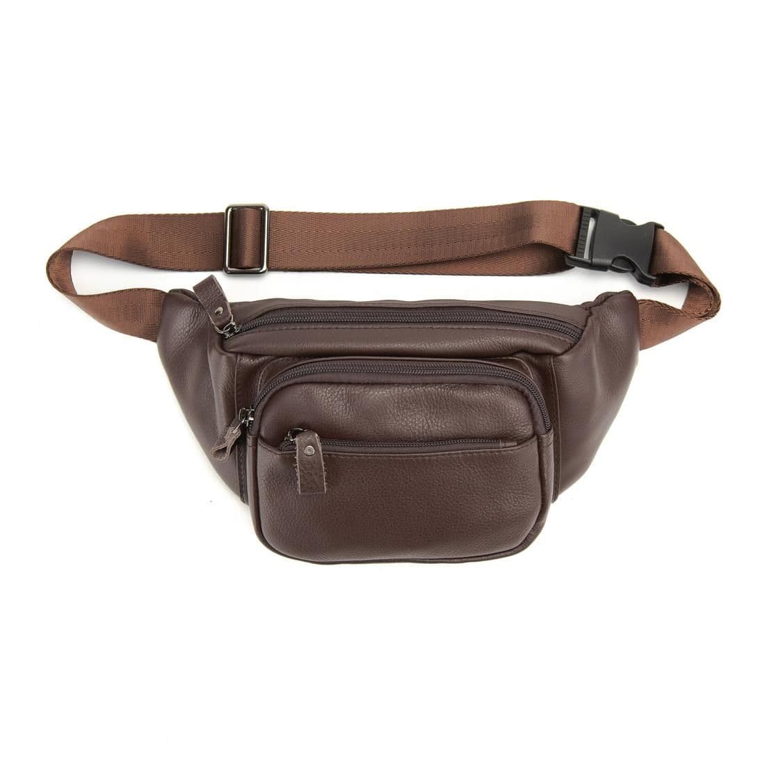 Сумка на пояс из телячьей кожи Tiding Bag t0186C