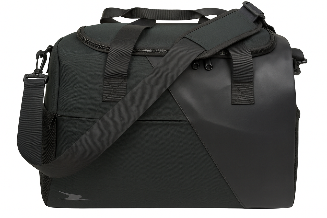 Спортивна сумка для тренувань 30L Live in style Sportsbag чорна 44х25х28 см