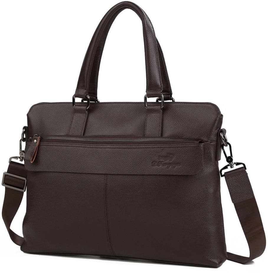 Сумка мужская для документов из натуральной кожи Tiding Bag M38-6901-3C