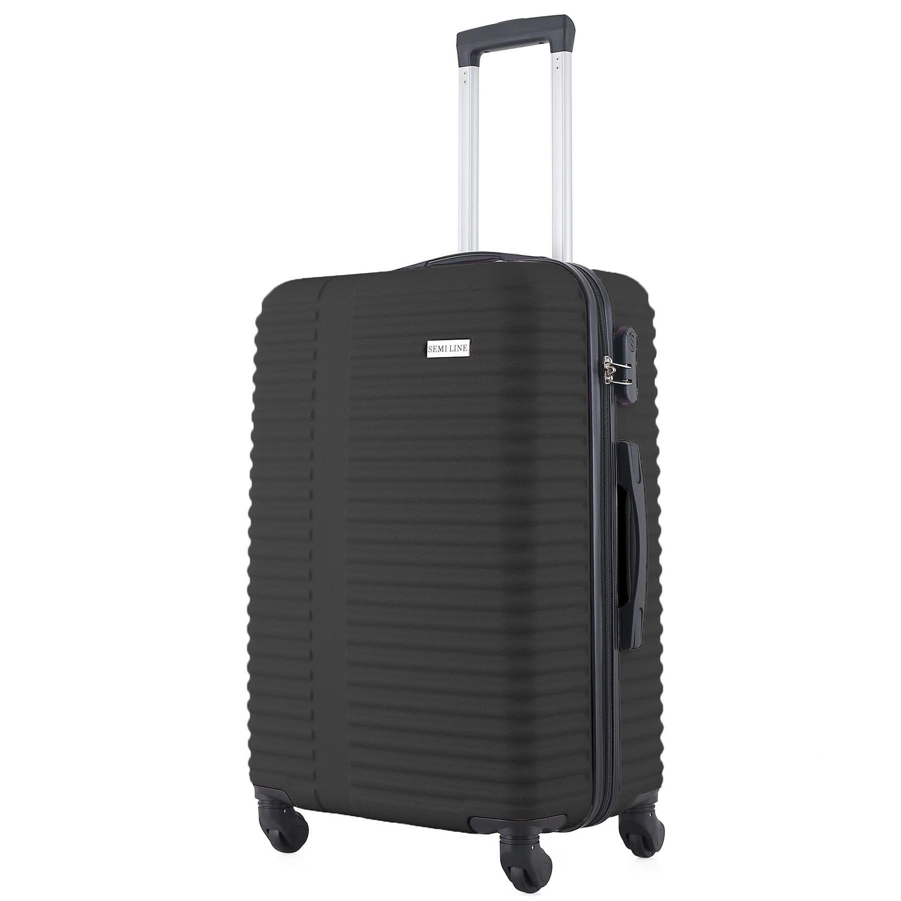 Валіза Semi Line 24" (M) Black (T5647-3)