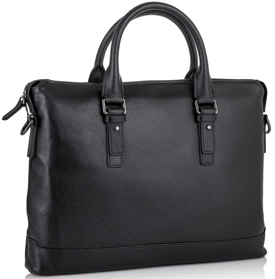 Класична чоловіча шкіряна сумка для ноутбука і документів Tiding Bag SM8-9606-3A