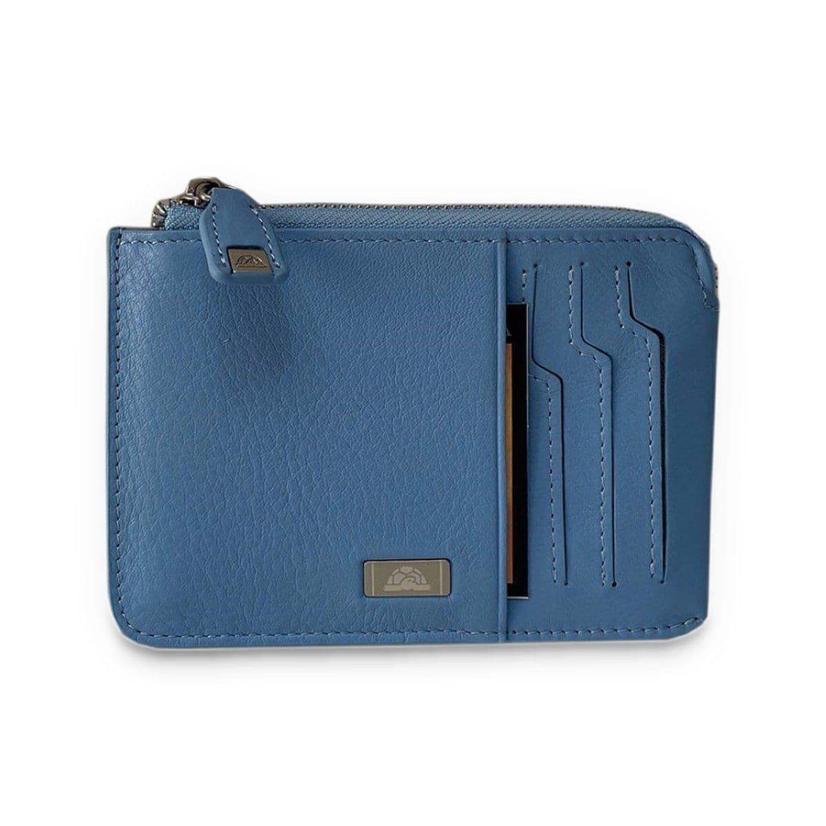 Компактный кошелек из натуральной телячьей кожи Tony Perotti 20958_1 (3825n baby) Голубой