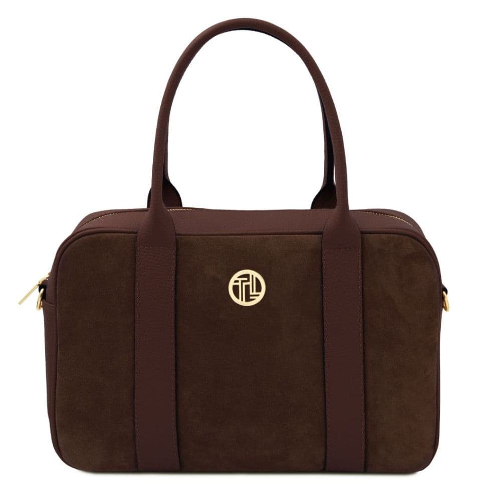 Женская кожаная итальянская сумка Stephany Tuscany TL142511 (Coffee)