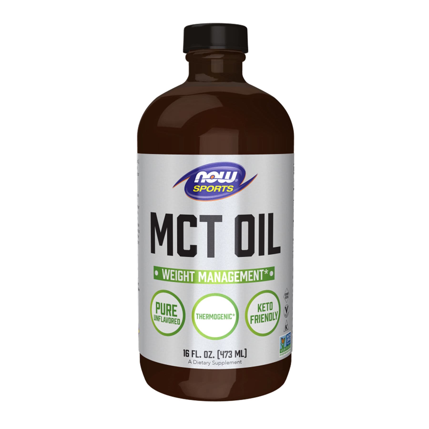 MCT Oil - 16 fl oz (Пошкоджена банка)