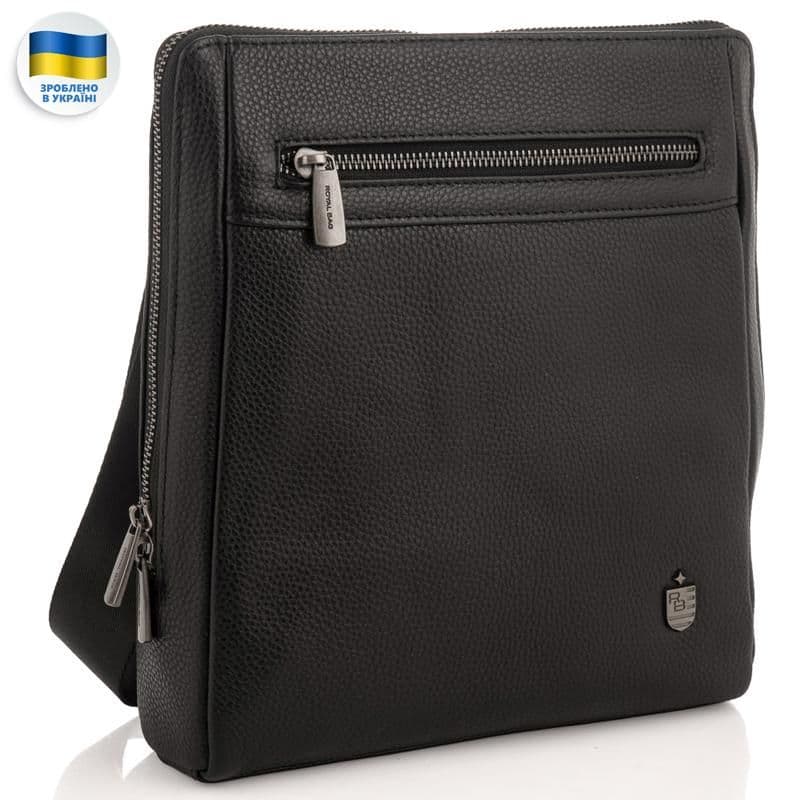 Чоловічий чорний месенджер Royal Bag RB2970081