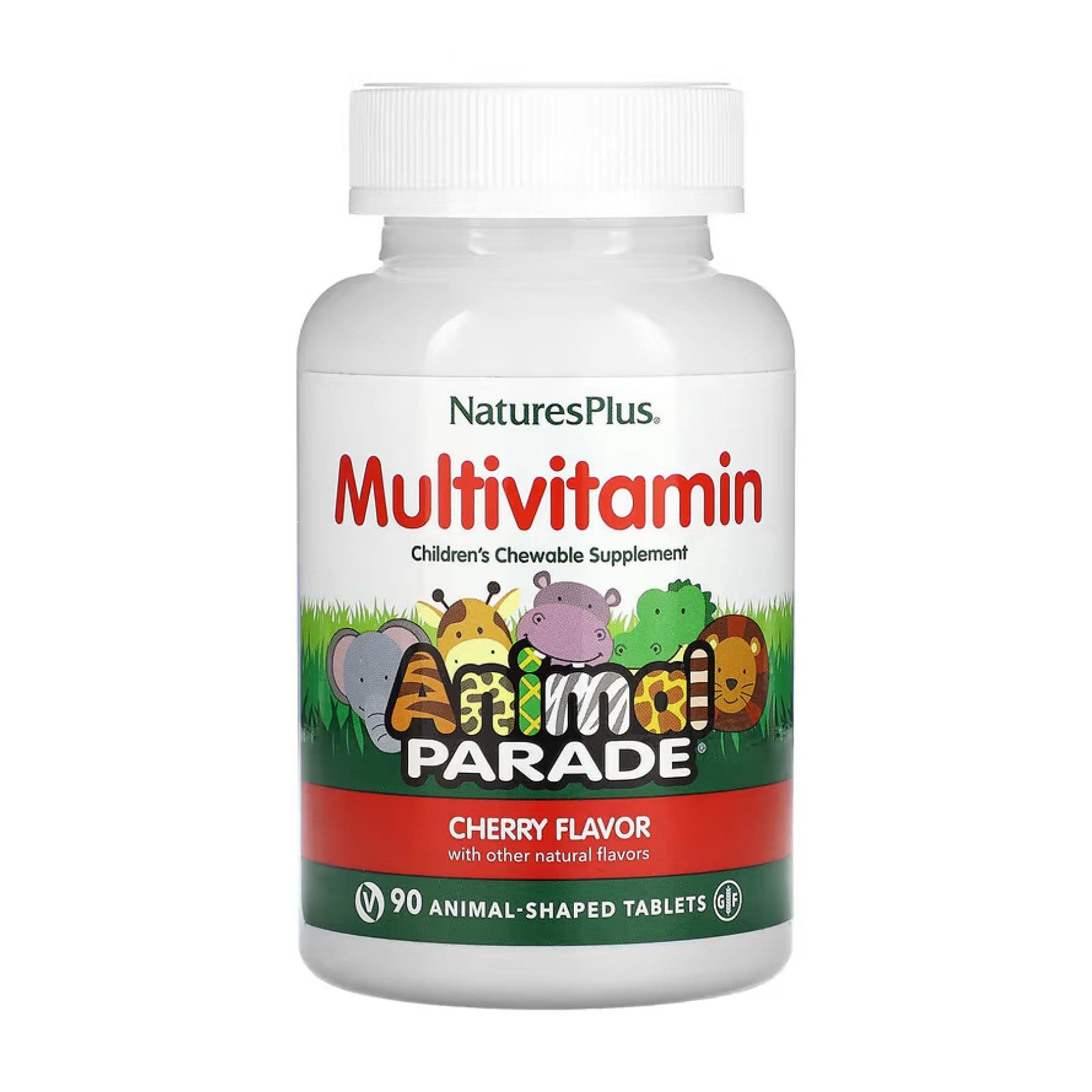 Мультивитамины для детей, 90 таблеток, Вишня, Nature's Plus