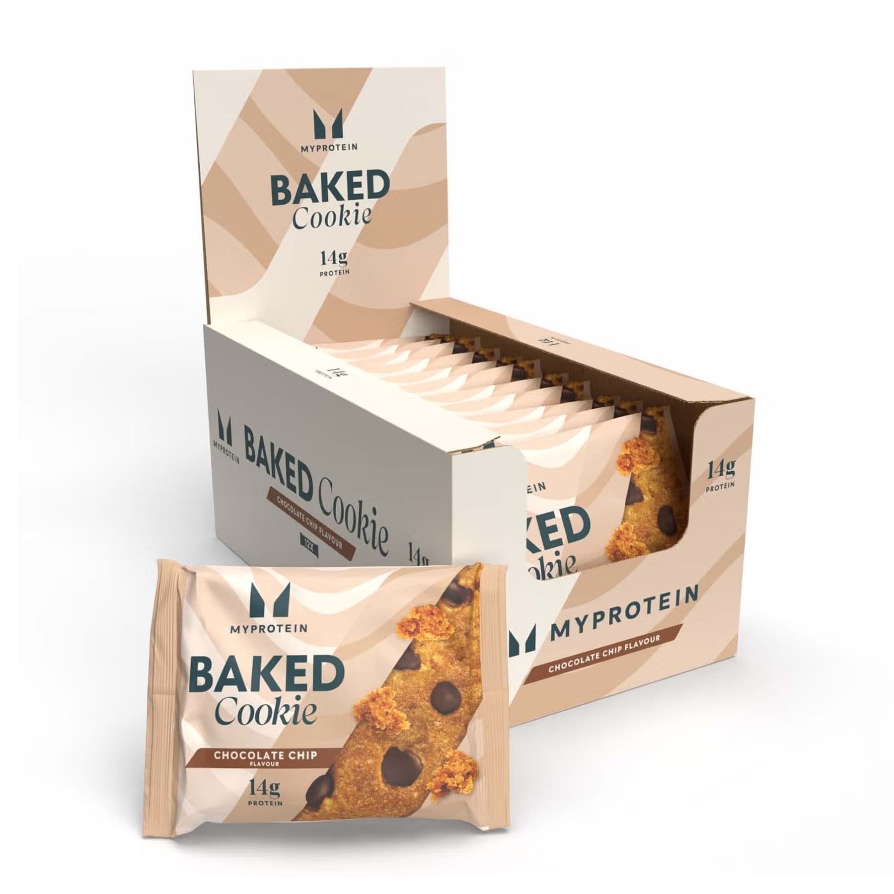Baked Cookie - 12x75g Chocolate Chip (Повреждена упаковка)