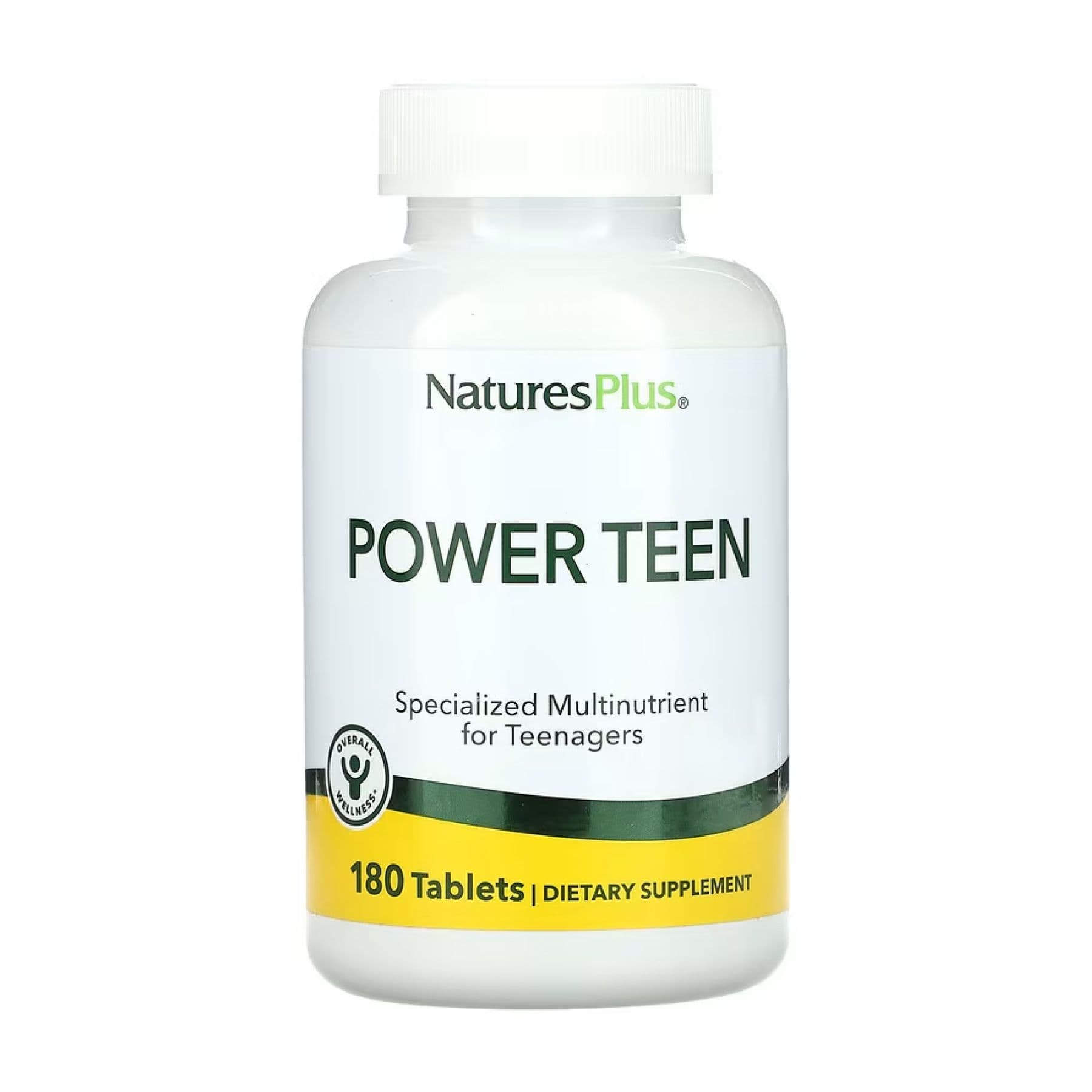 Power Teen — мультивитамины для подростков, 180 таблеток, Nature's Plus