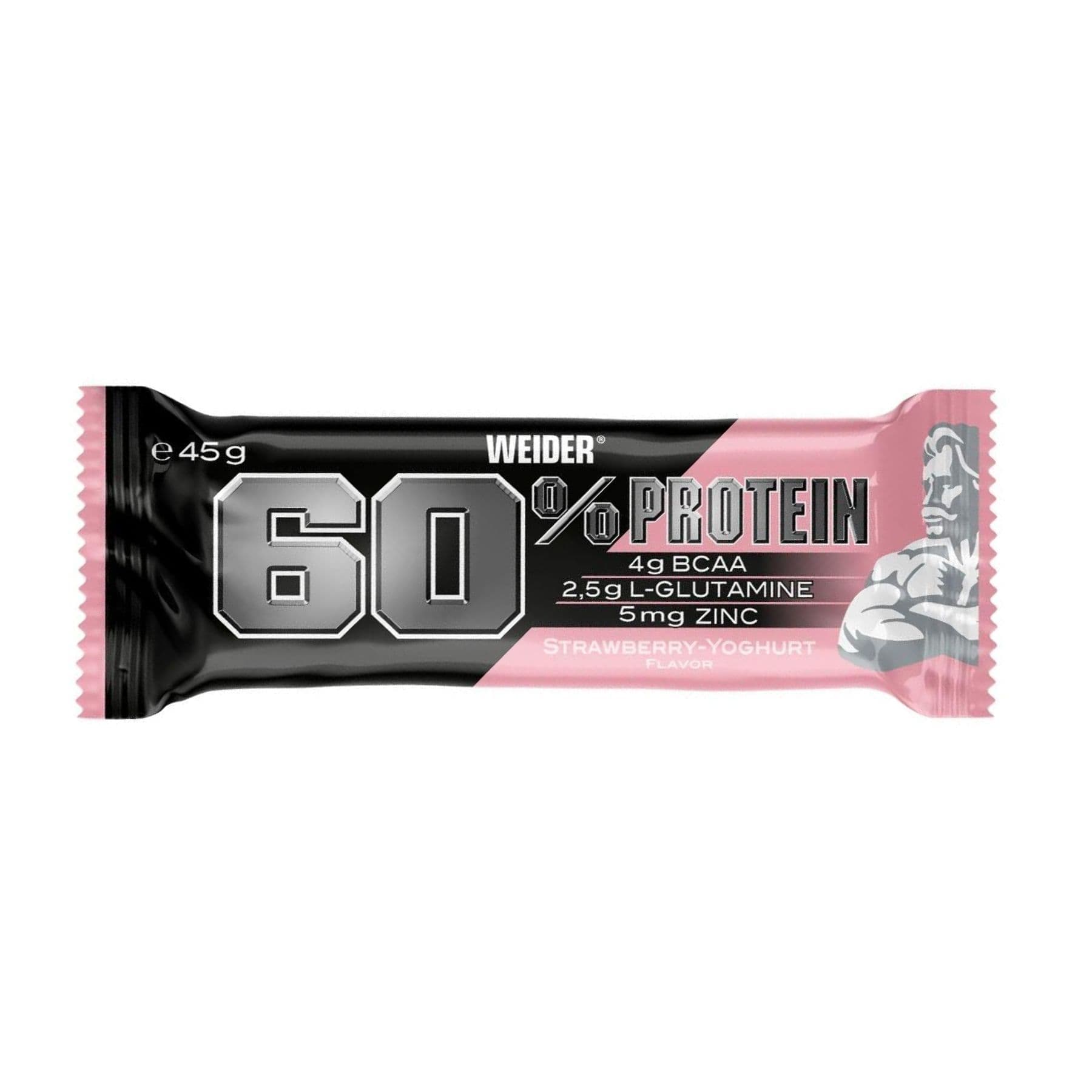 60% Protein Bar - 45g Satrawberry Yoghurt