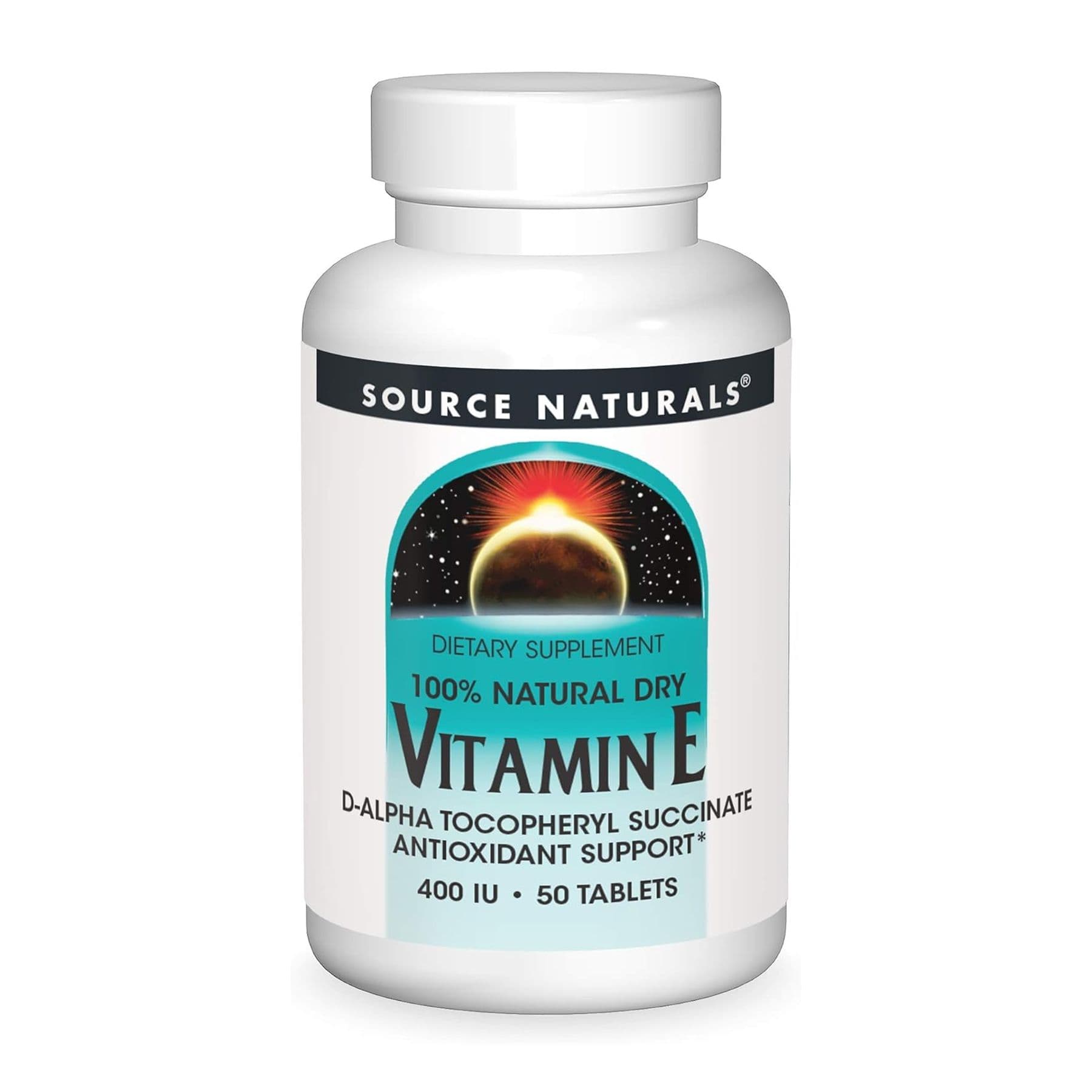 Vitamin E 400 IU D-Alpha Tocopherol - 50 tabs (Пошкоджена етикетка)