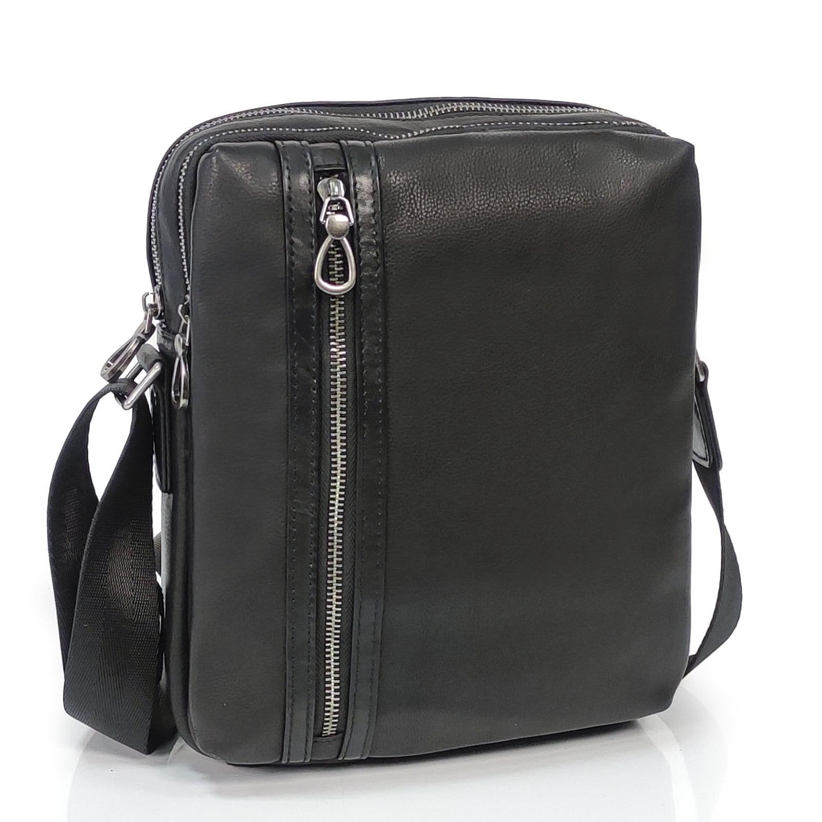 Чоловічий чорний месенджер Tiding Bag S-JMD10-8153A
