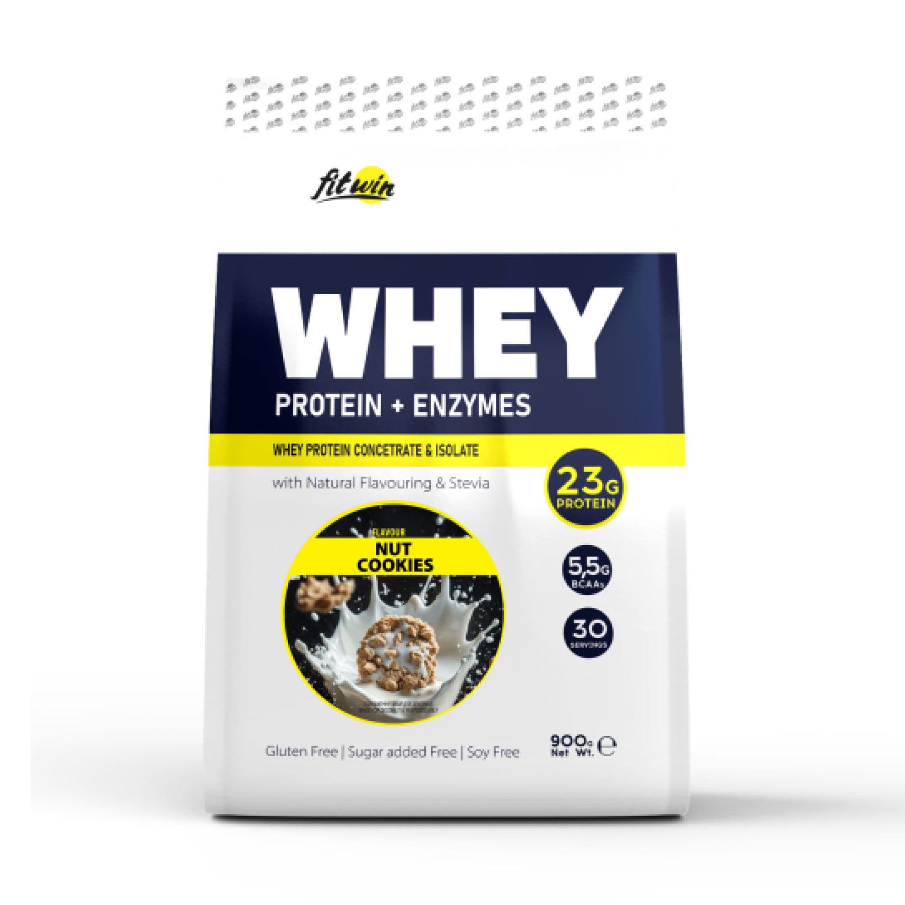 FitWin Whey, протеїн, смак горіхове печиво, 900 г