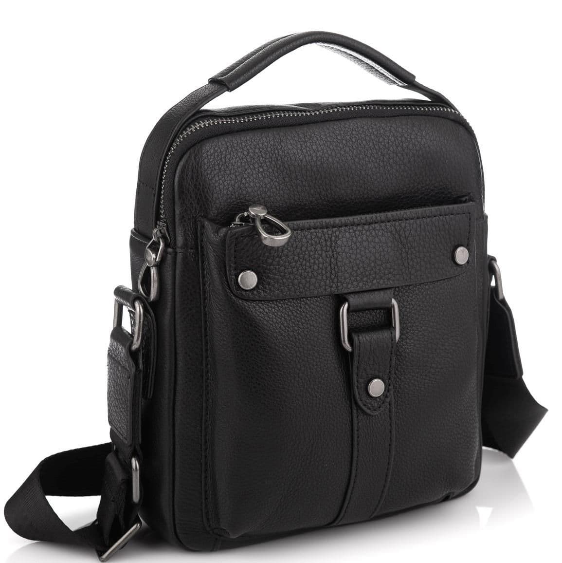 Чоловіча шкіряна сумка через плече Tiding Bag SM8-8935-4A