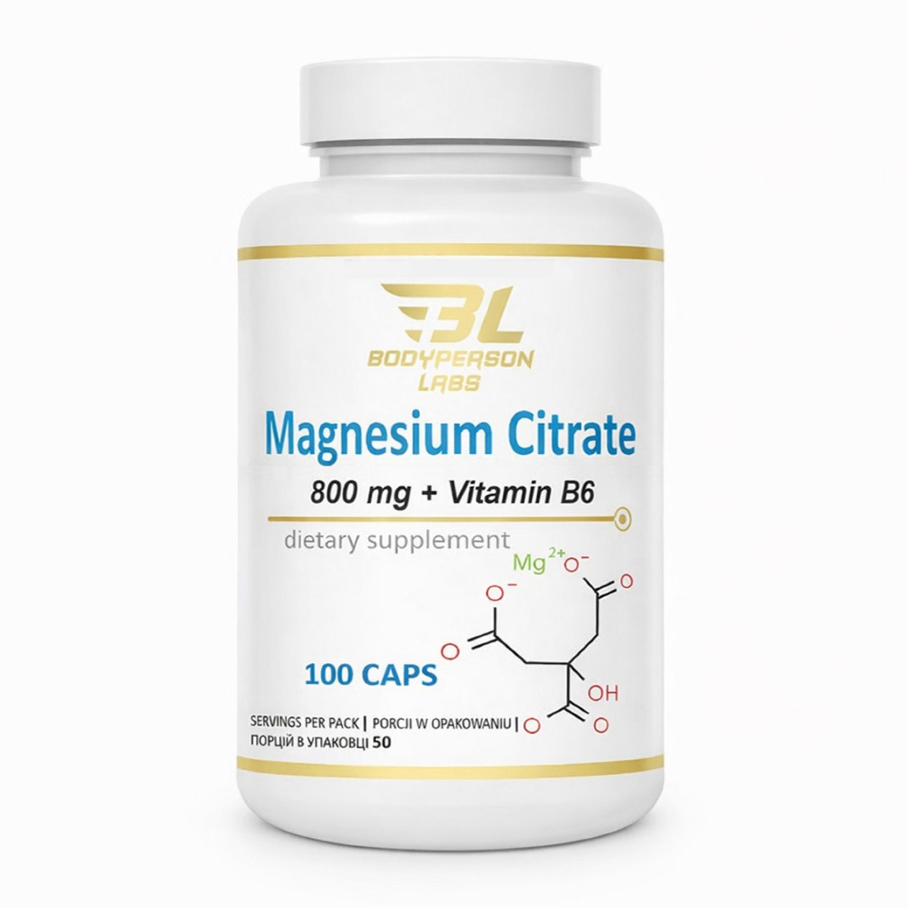 Magnesium Citrate - 100 caps