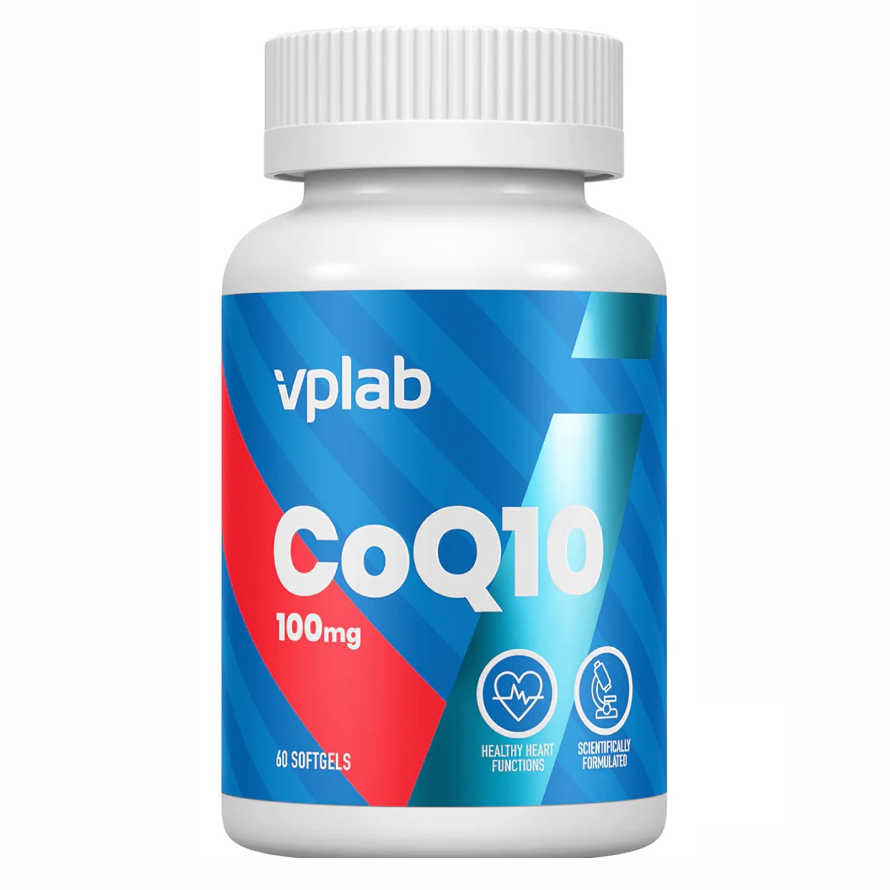 Коензим Q10, 100 мг, 60 м'яких капсул, VPLab
