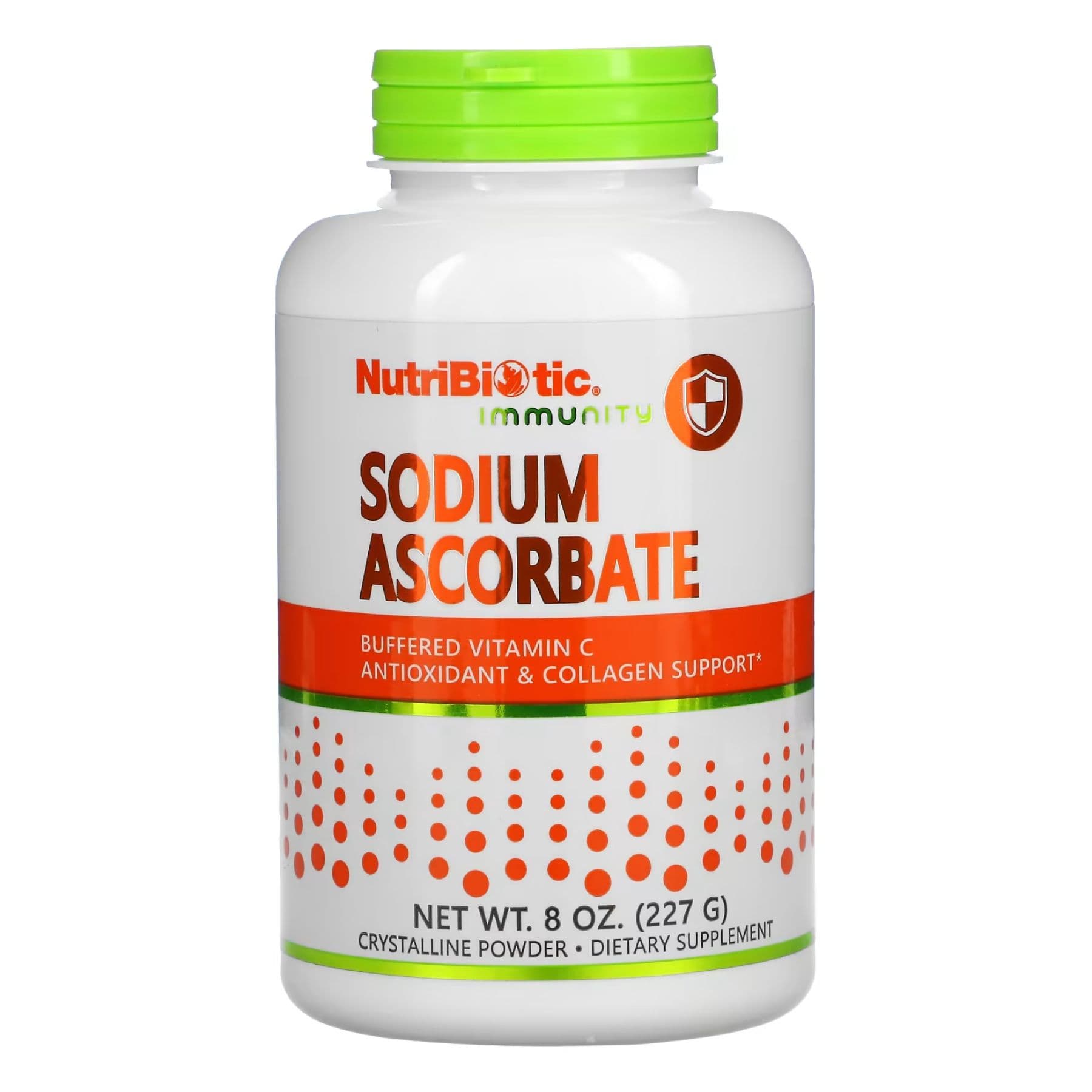 Натрий аскорбат, порошок, 227 г, Nutribiotic
