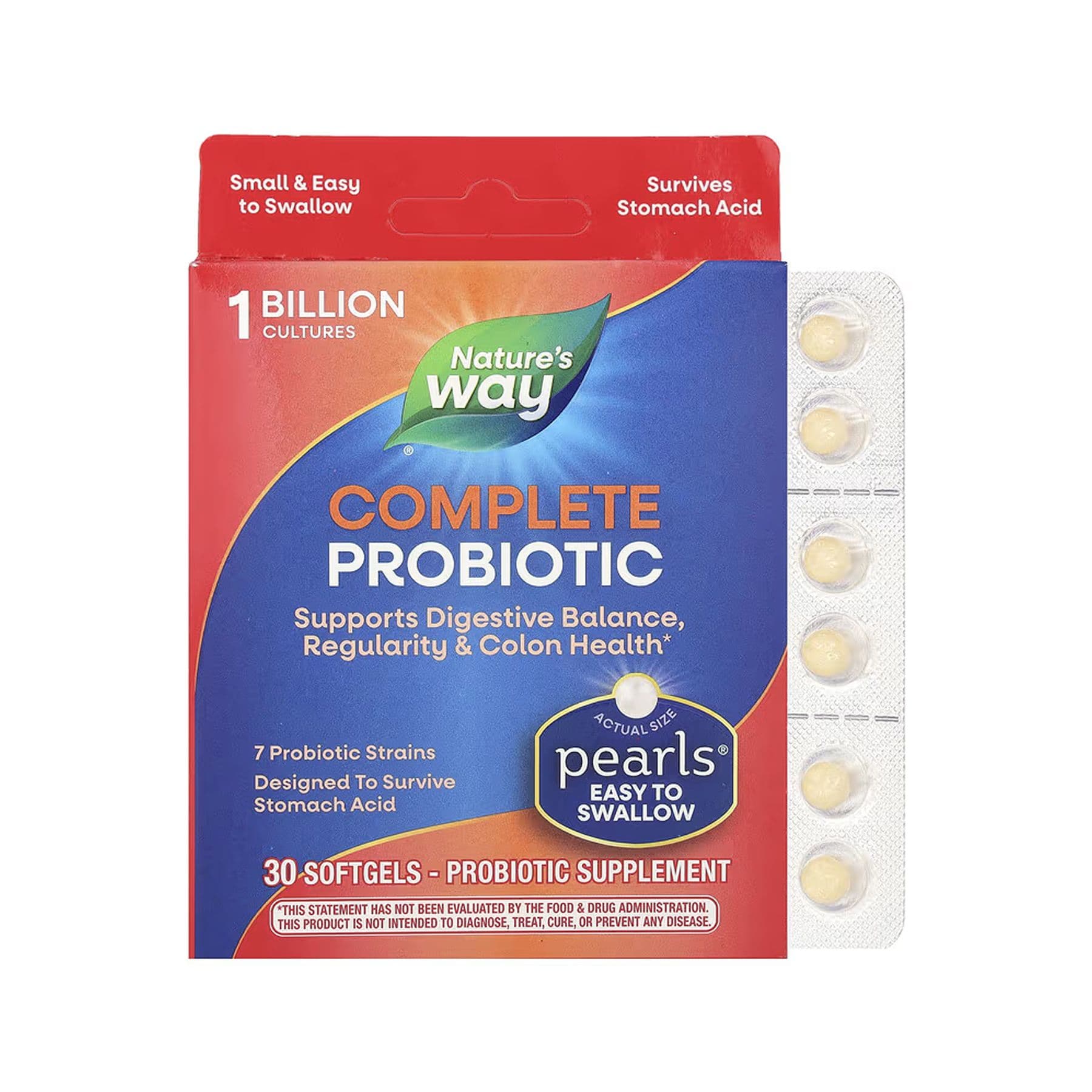 Pearls Complete Probiotic - 30 softgels (Повреждена банка)