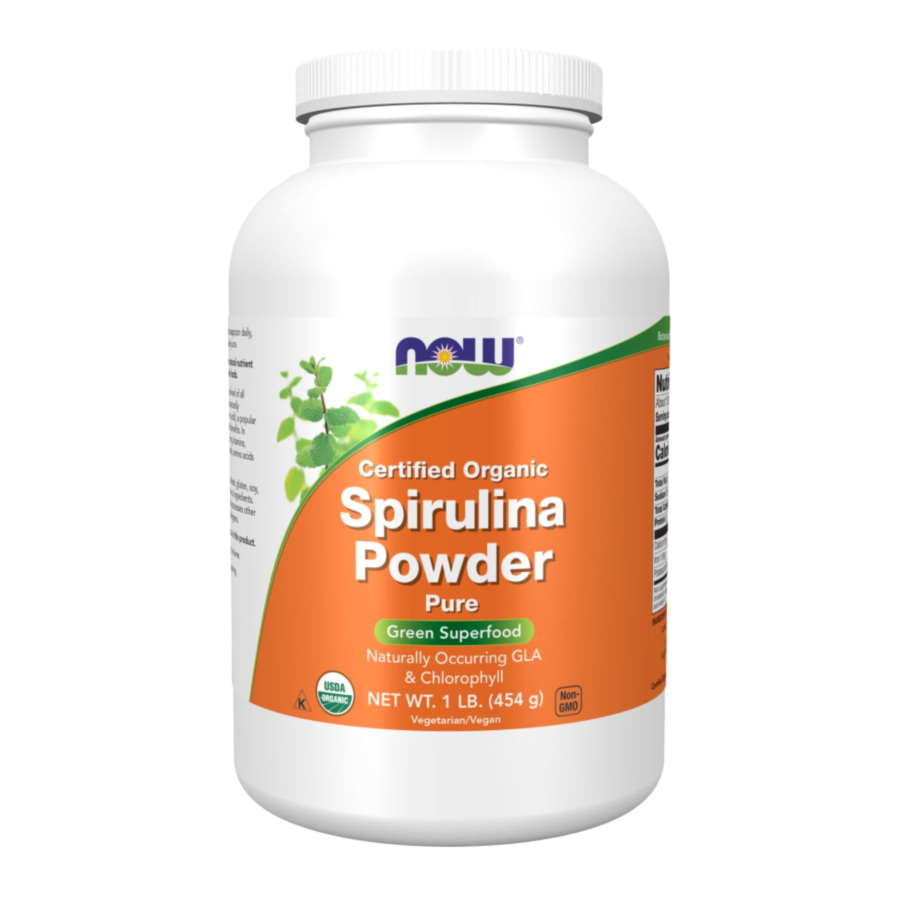 Spirulina Powder - 454g (Пошкоджена банка)