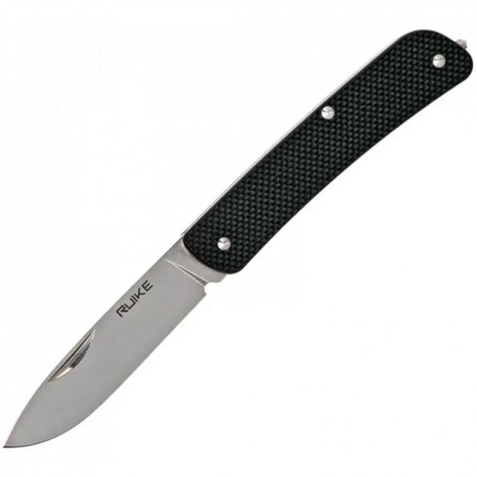 Багатофункціональний ніж Ruike Criterion L11, (8.5 см) 12C27 / G10 чорний, 3 інстр.