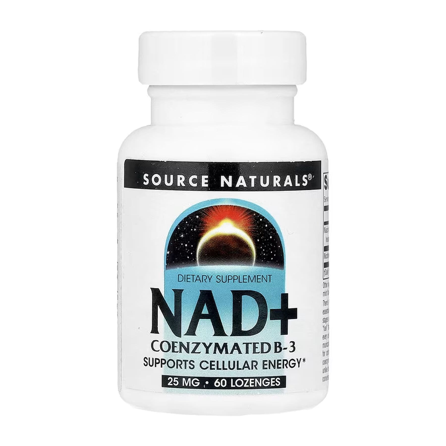 Коензимований B-3, 25 мг, 60 льодяників, Source Naturals
