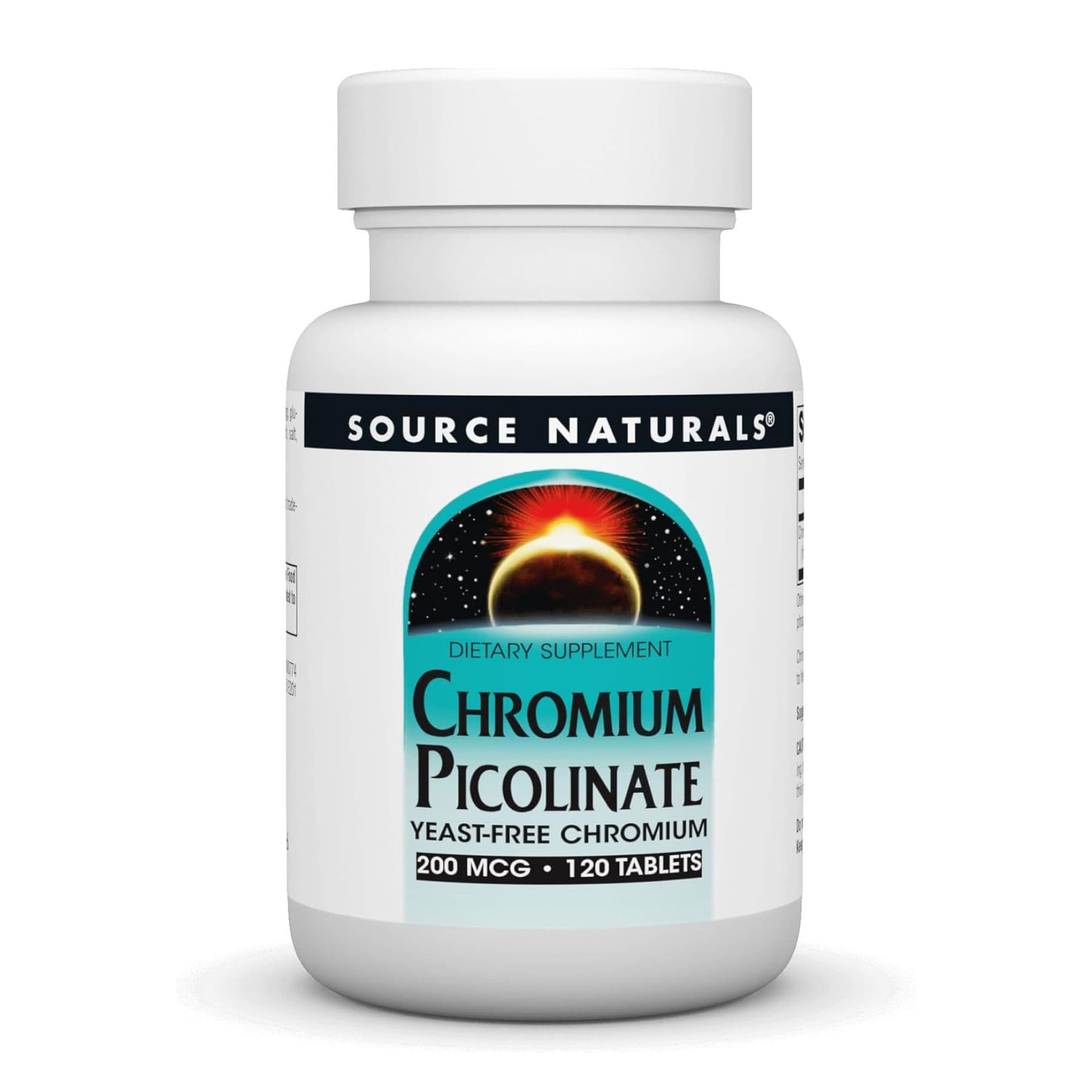 Chromium Picolinate 200 mcg Yeast Free - 120 tabs