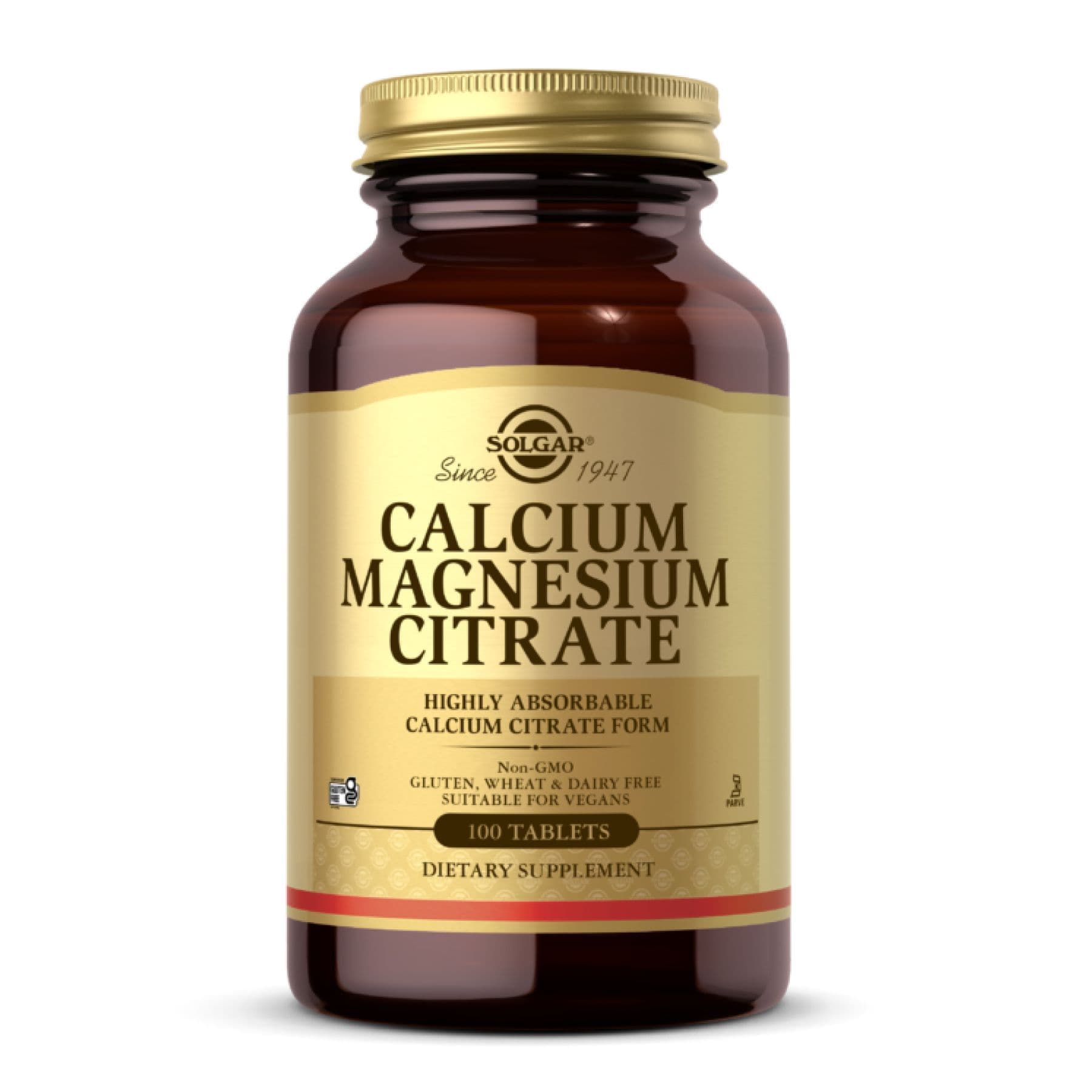 Calcium Magnesium Citrate - 100 tabs — фото 1
