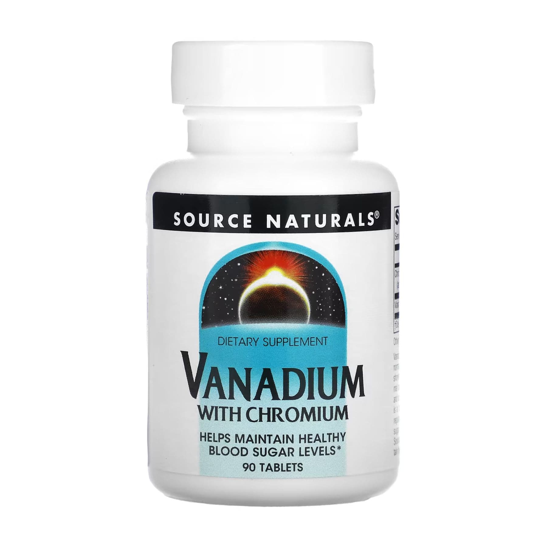 Ванадий с хромом, 90 таблеток, Source Naturals