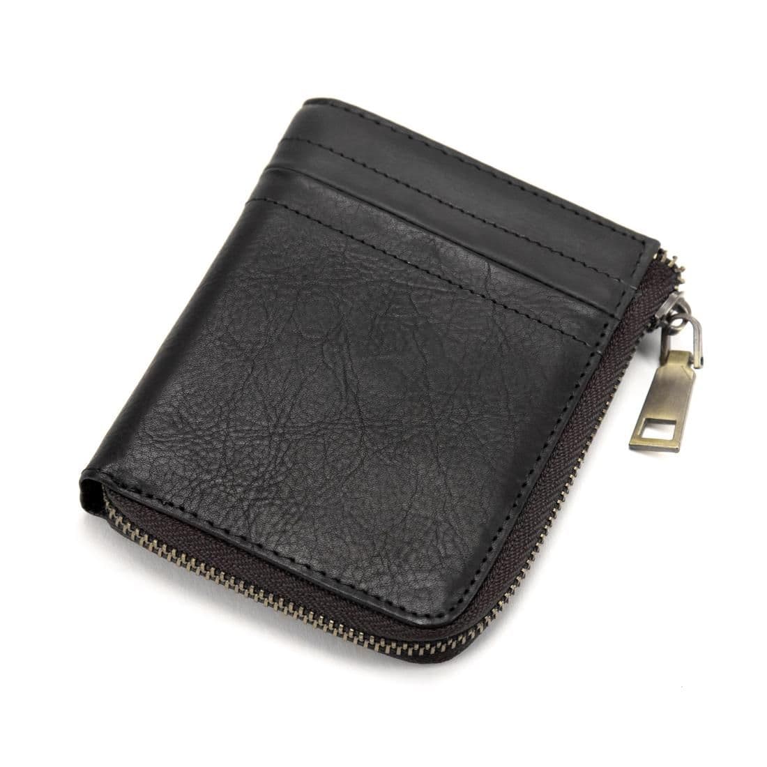 Невелике чорне портмоне на блискавці Tiding Bag M39-9600A