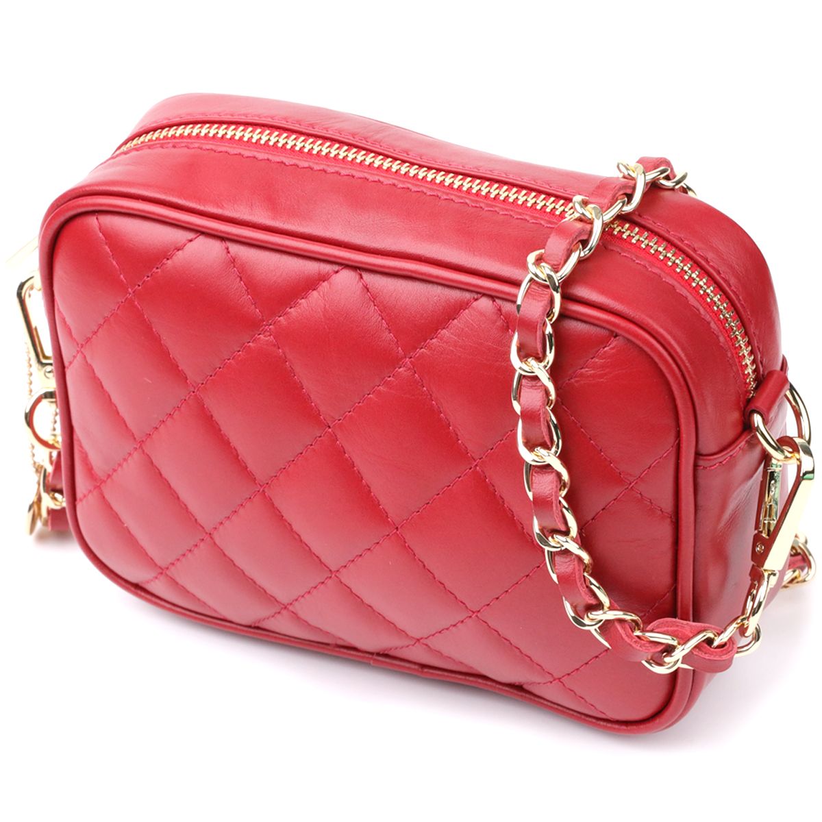 Сумка з натуральної шкіри Tony Perotti 20838_1 (CA006-01DR dk red) Червоний