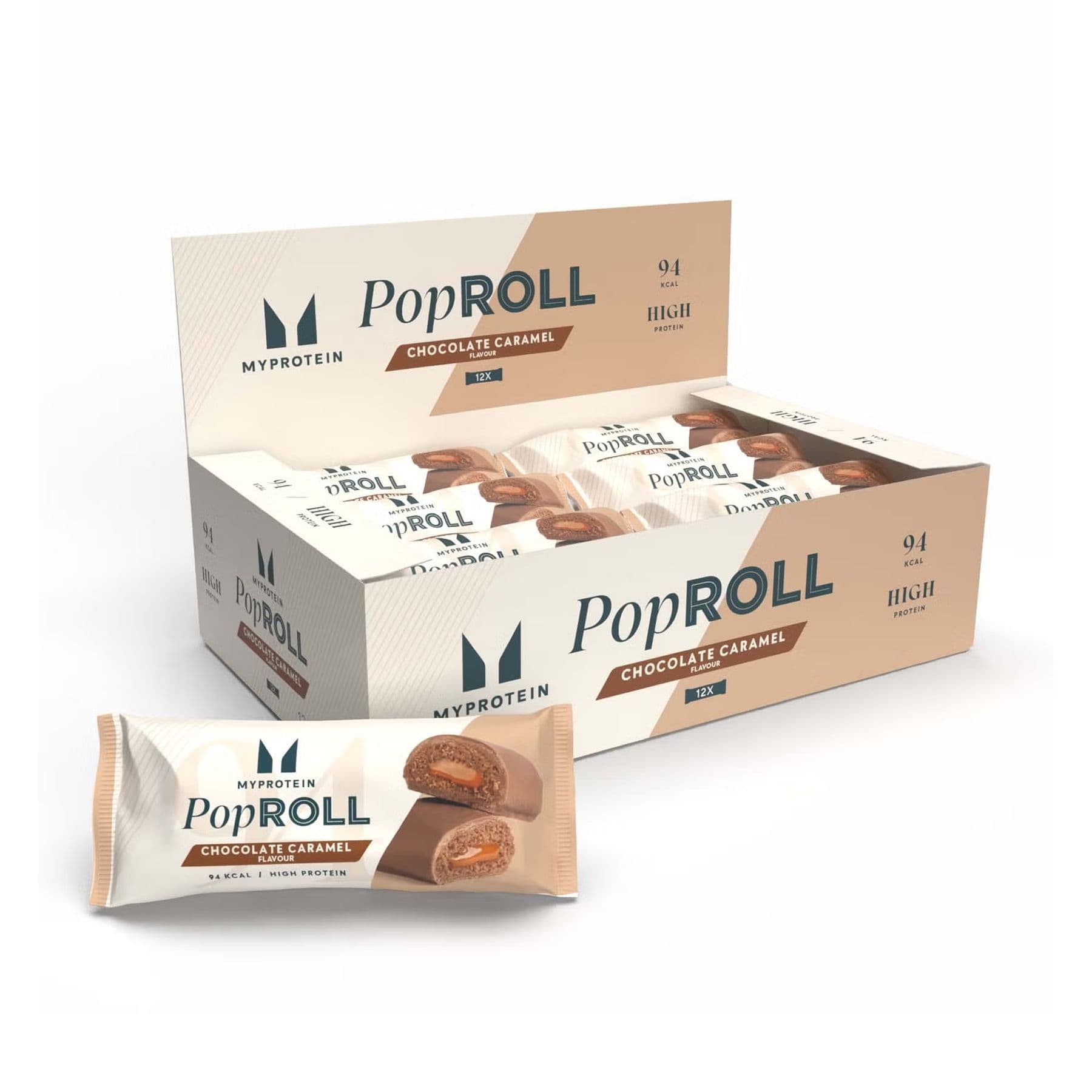 Pop Rolls, 12x27 г, шоколадная карамель