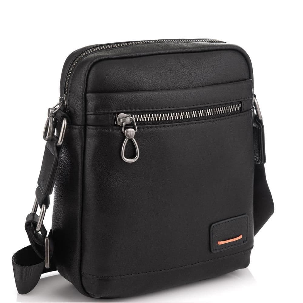 Чоловіча сумка через плече у чорному кольорі Tiding Bag SM8-235A