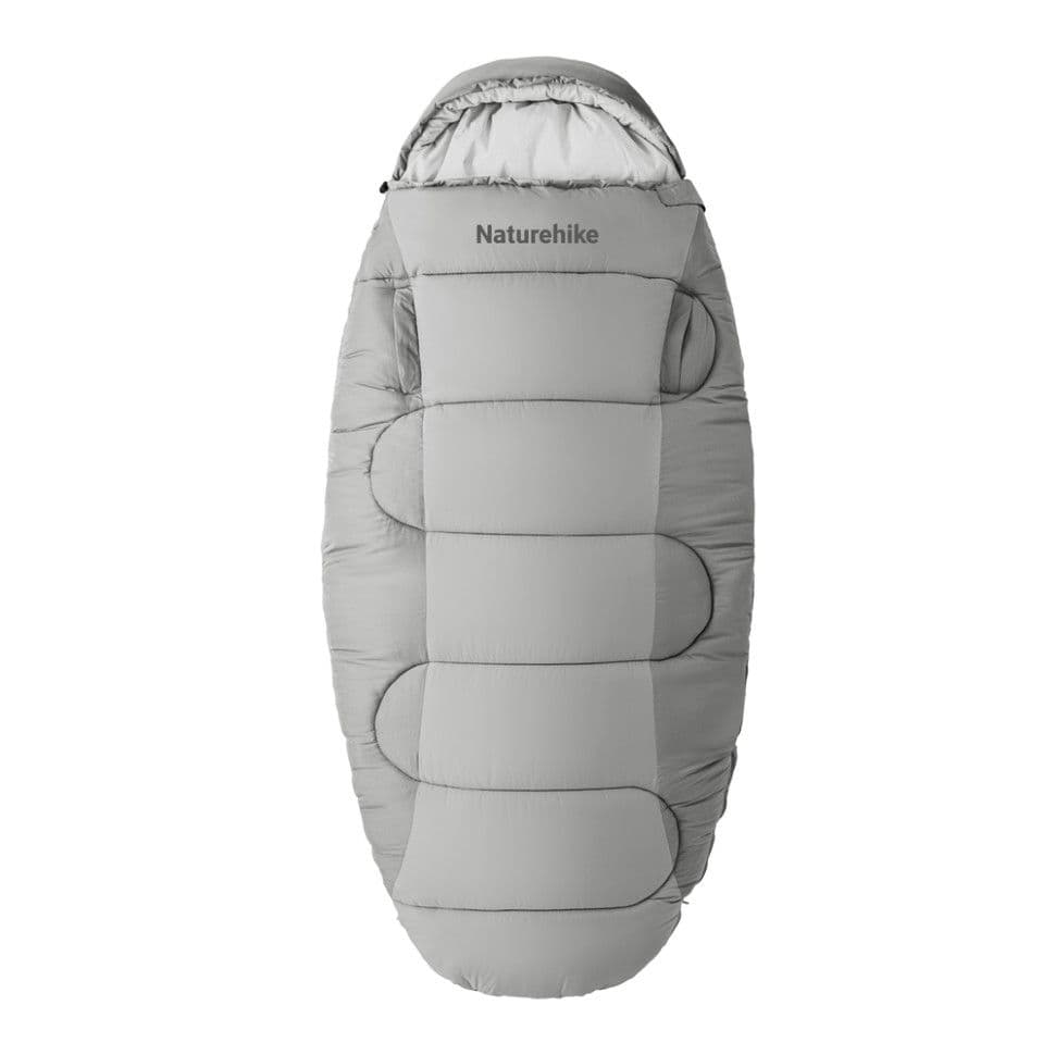 Спальний мішок овальний Naturehike PS200 CNK2350WS026, сірий
