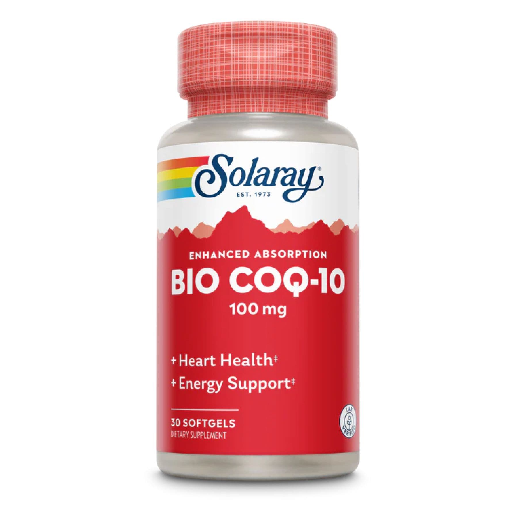 Коензим Q10 100 мг (Bio CoQ10), 30 капсул софтгель, Solaray