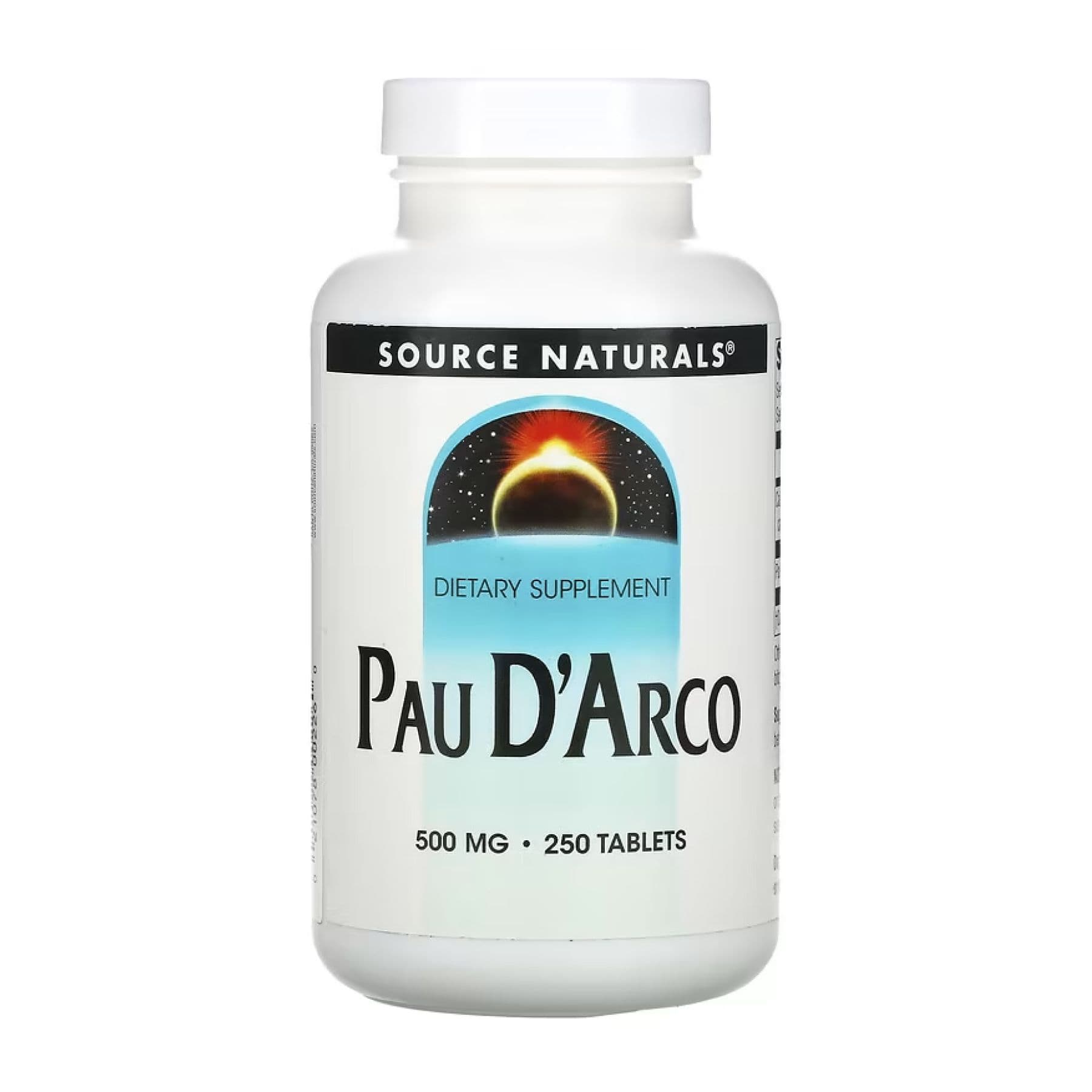 Пау д'Арко 500 мг, 250 таблеток, Source Naturals
