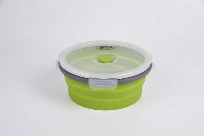 Контейнер TRAMP складаний силіконовий з кришкою-кліпсою (550ml) Помаранчевий