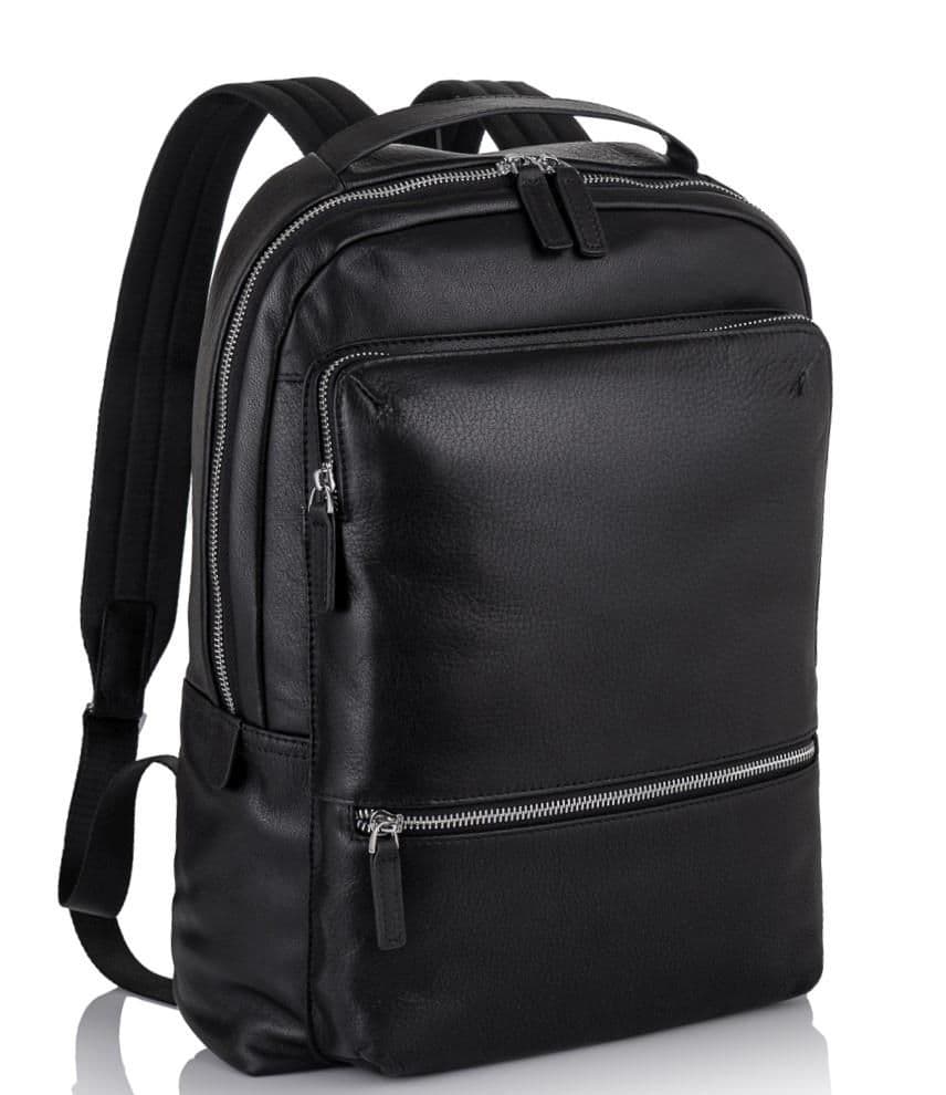 Чоловічий шкіряний міський рюкзак для ноутбука Tiding Bag SM8-9597-3A — фото 1