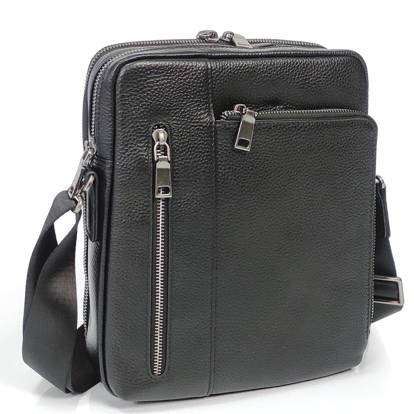 Чоловіча шкіряна сумка через плече Tiding Bag NM29-297890A