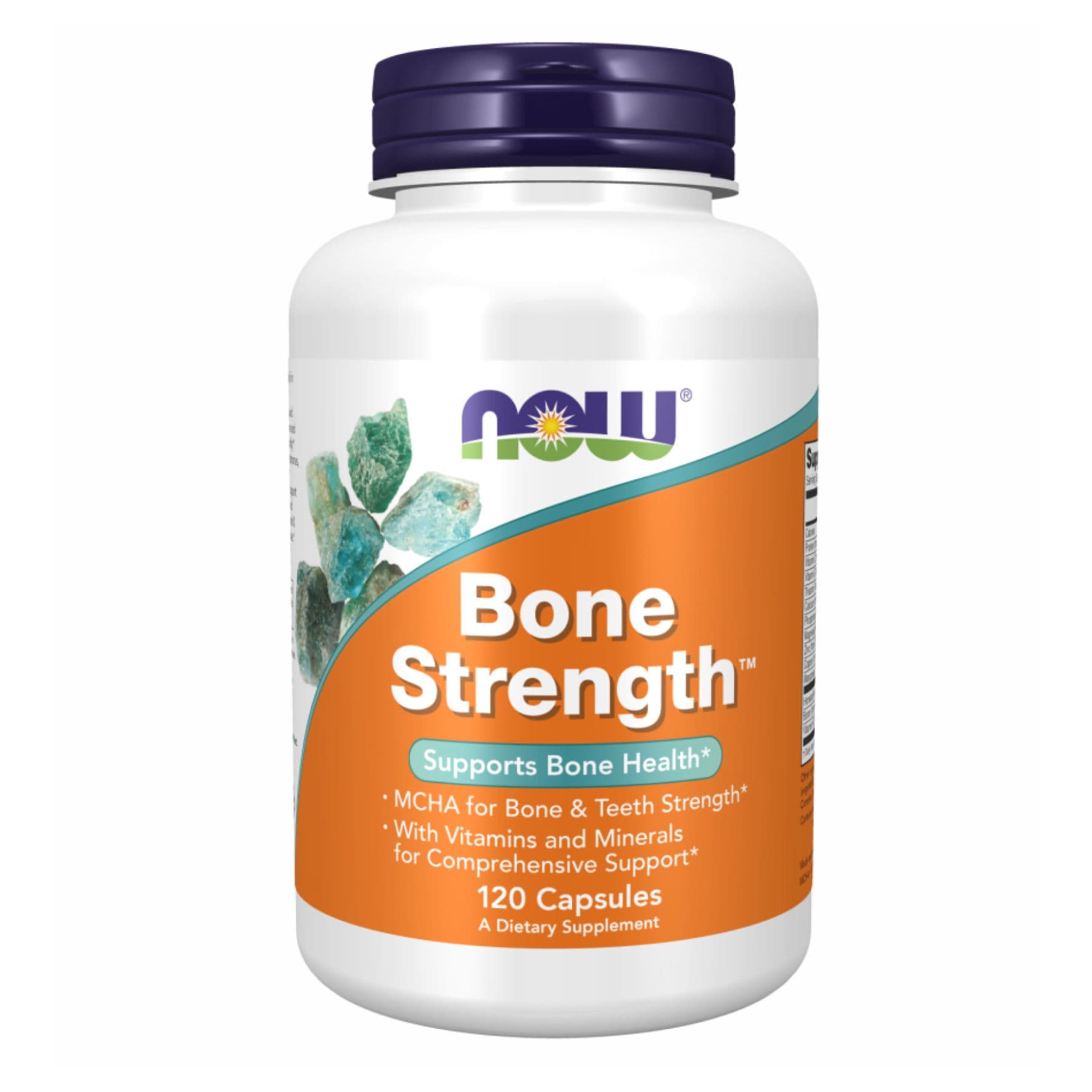 Bone Strength — кальций с микроэлементами для костей, 120 капсул, Now Foods