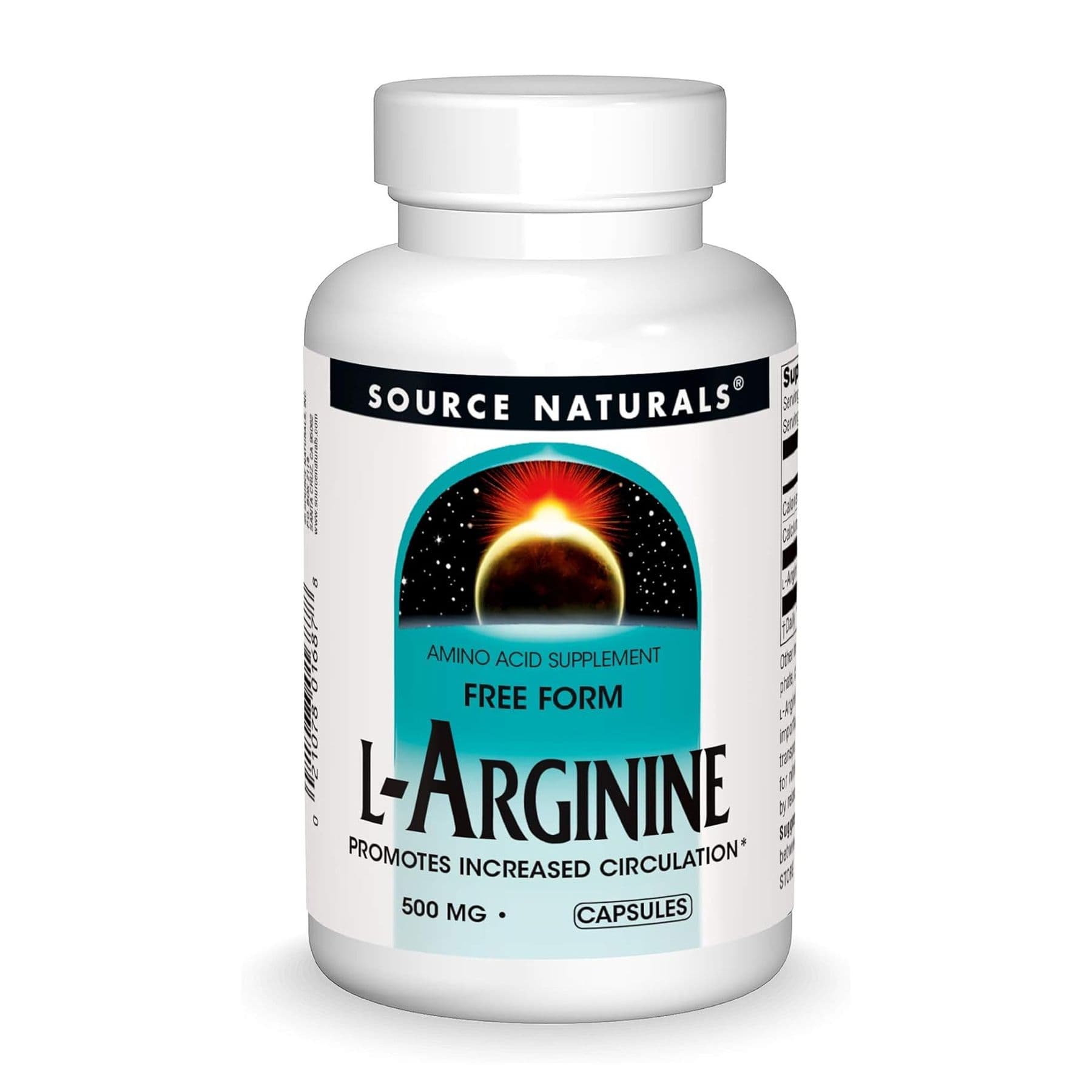 L-Аргінін 500 мг, 50 таблеток, Source Naturals
