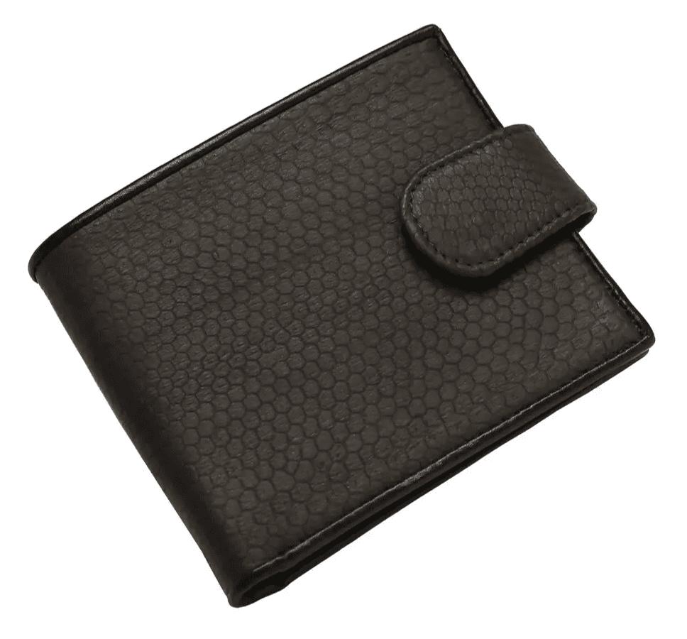 Гаманець зі шкіри морської змії Exotic Leather Коричневий (snw31)
