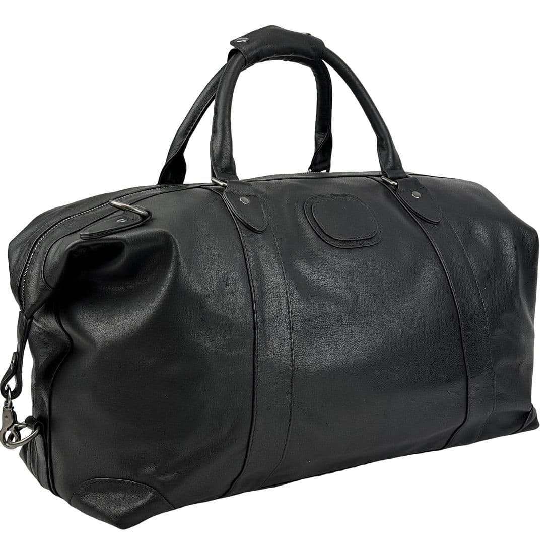 Дорожная сумка шкіряна чорна Tiding Bag 2090A