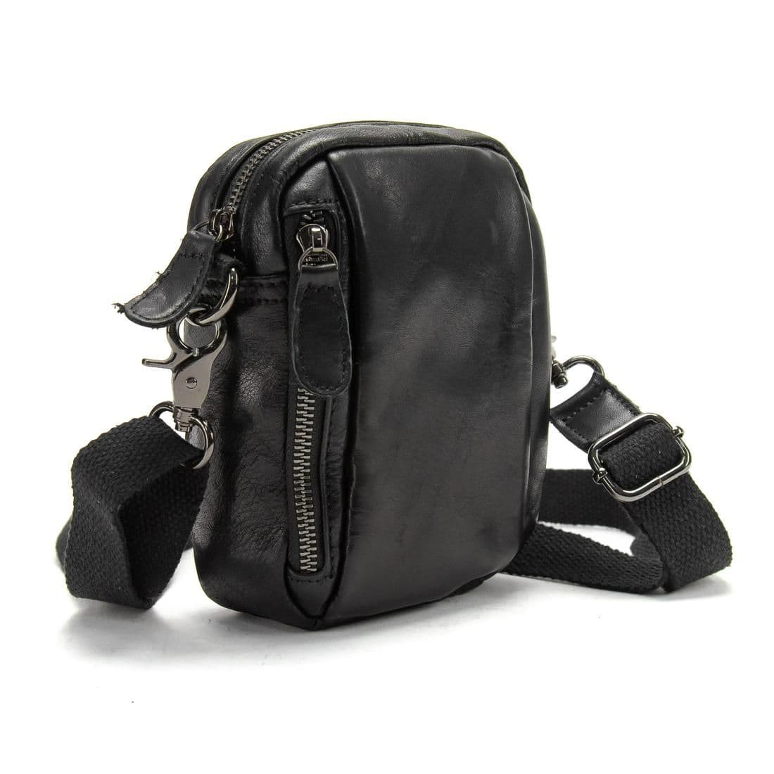 Міні-сумка через плече шкіряна чоловіча Tiding Bag M39-6072A