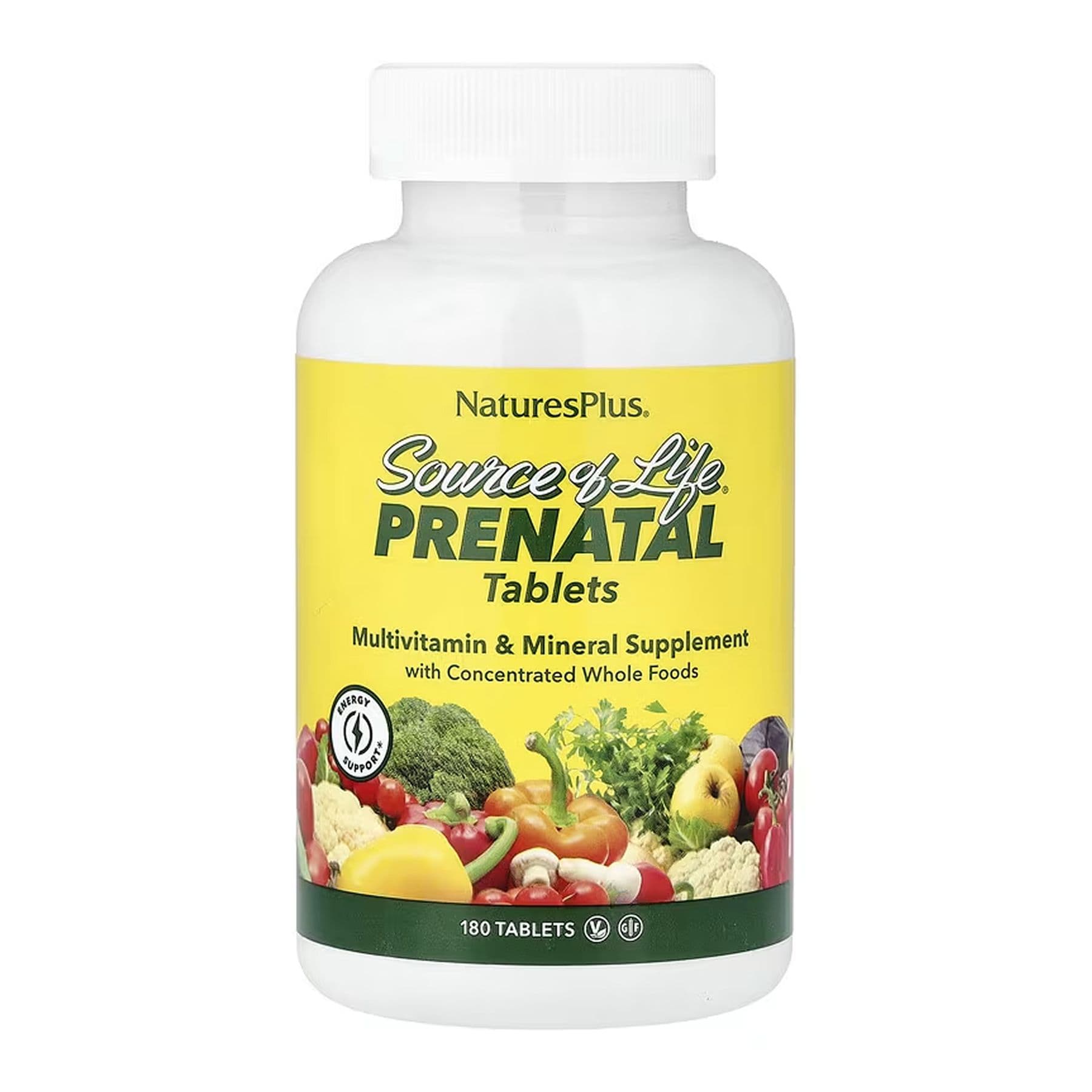 Пренатальные витамины Source Of Life, 180 таблеток, Nature's Plus
