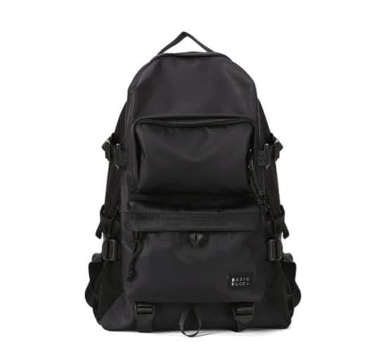 Чорний рюкзак для чоловіків Tiding Bag BPT01-CV-1068A — фото 1