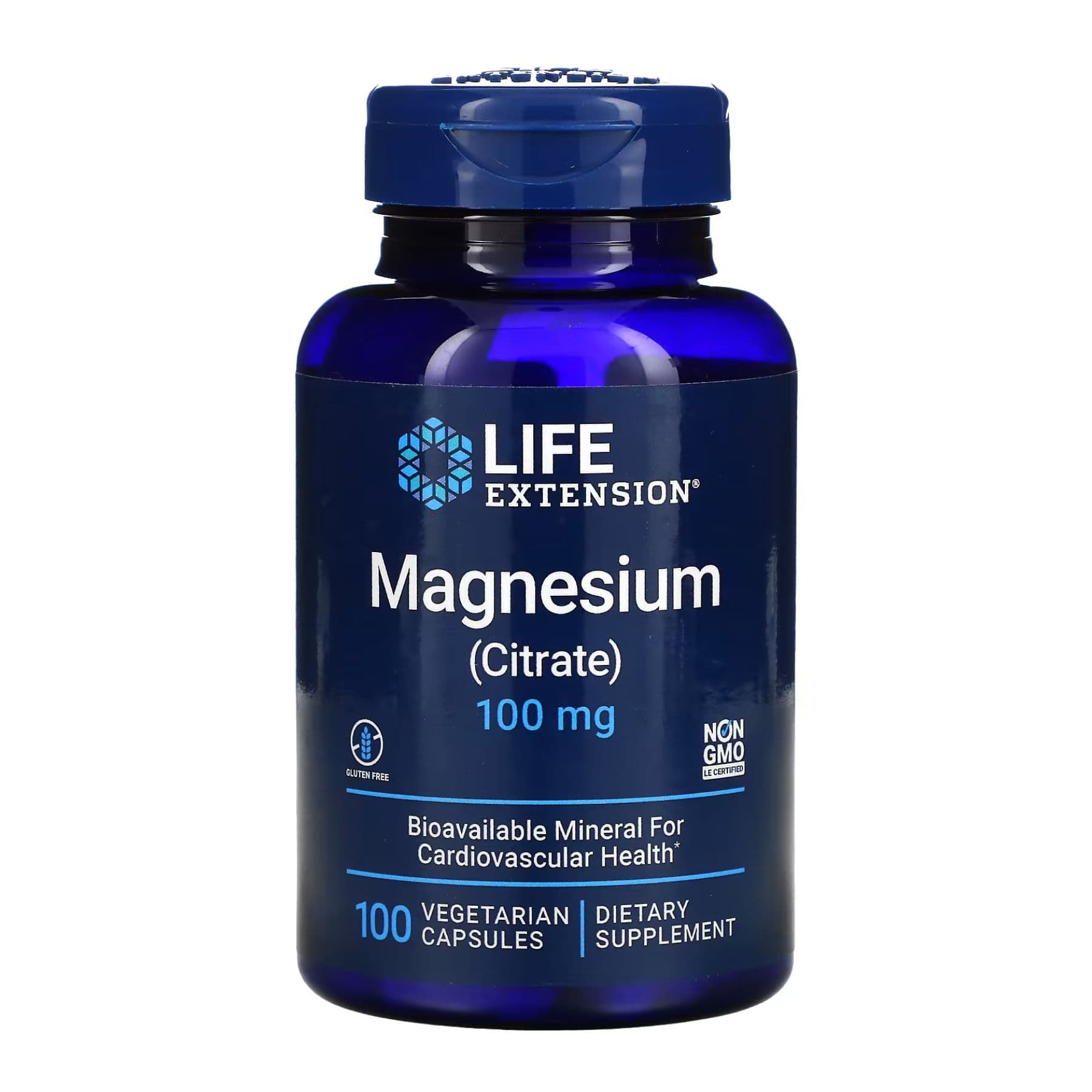 Magnesium (Citrate) 100 mg - 100 vcaps (Пошкоджена банка) — фото 1