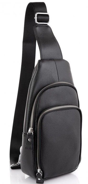 Мужская сумка-слинг Tiding Bag черная