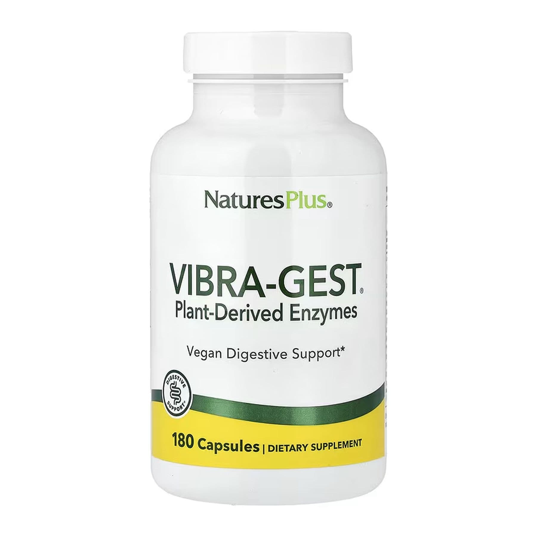 Vibra-Gest — травні ферменти, 180 капсул, Nature's Plus